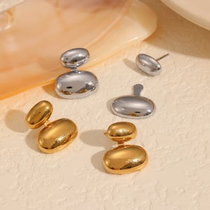 1 Pair Simple Stud Earrings h5